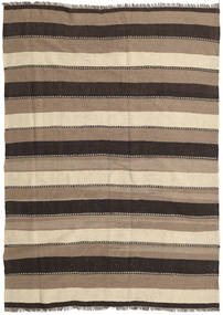  Oriental Kilim Rug 172X240 Orange/Brown Wool, Persia/Iran Carpetvista
