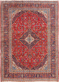  Keshan Rug 253X354 Persian Wool Red/Beige Large Carpetvista