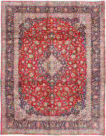  Oosters Keshan Vloerkleed 303X390 Rood/Beige Groot Wol, Perzië/Iran Carpetvista