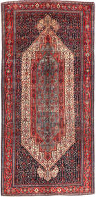  Oriental Senneh Rug 163X343 Runner
 Red/Dark Red Wool, Persia/Iran Carpetvista