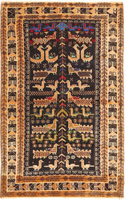 Tapete Persa Balúchi 85X140 (Lã, Pérsia/Irão)