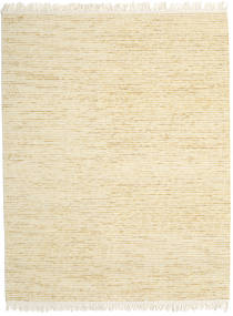  240X300 Einfarbig Groß Medium Drop Teppich - Gelb Wolle