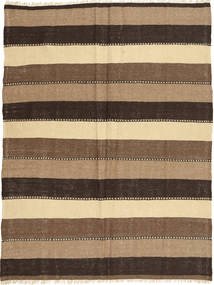  Oriental Kilim Rug 155X205 Brown/Orange Wool, Persia/Iran Carpetvista