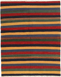  Kilim Rug 129X163 Persian Wool Dark Grey/Red Small Carpetvista