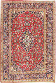 200X300 Alfombra Keshan Oriental Rojo/Beige (Lana, Persia/Irán) Carpetvista