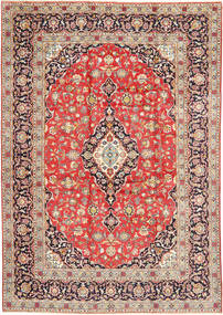 260X377 Tapete Oriental Kashan Vermelho/Bege Grande (Lã, Pérsia/Irão) Carpetvista