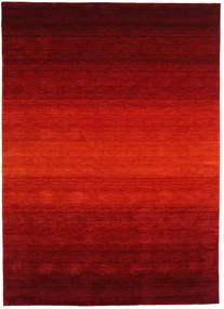 Alfombra Gabbeh Rainbow - Rojo 210X290 Rojo (Lana, India