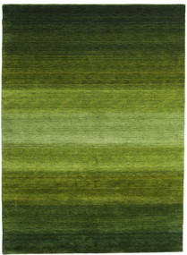 Koberec Gabbeh Rainbow - Zelená 210X290 Zelená (Vlna, Indie)