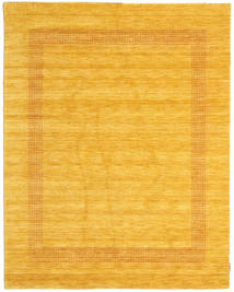 Handloom Gabba 200X250 Gold Plain (Single Colored) Wool Rug