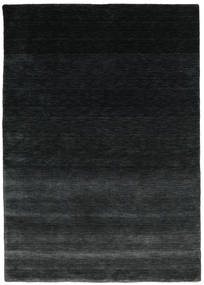 140X200 絨毯 ギャッベ Up To Down - ダークグレー/ブラック モダン ダークグレー/ブラック (ウール, インド)