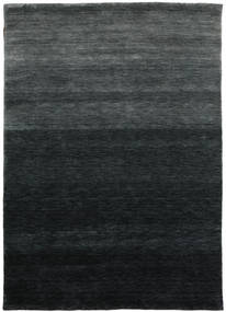 160X230 Gabbeh Up To Down Rug - Dark Grey/Black Modern Dark Grey/Black (Wool, India)
