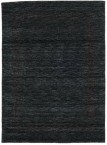  Wool Rug 140X200 Handloom Gabba Black/Grey Small
