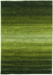 Koberec Gabbeh Rainbow - Zelená 120X180 Zelená (Vlna, Indie)