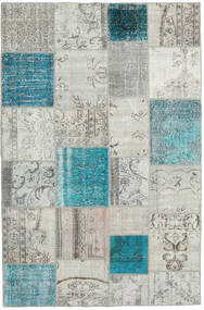 絨毯 パッチワーク 198X302 グレー/ブルー (ウール, トルコ)