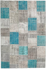  パッチワーク 絨毯 200X300 ウール グレー/ブルー Carpetvista