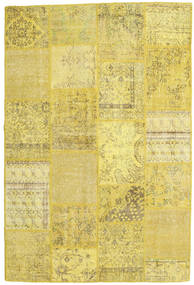  Patchwork Dywan 159X238 Wełniany Żółty Mały Carpetvista
