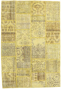  Patchwork Rug 159X232 Wool Yellow/Orange Small Carpetvista