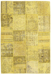  158X232 Patchwork Teppich Gelb Türkei Carpetvista