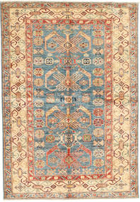  124X180 Klein Kazak Fine Teppich Wolle, Carpetvista