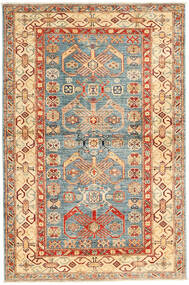 124X188 Kazak Fine Teppich Orientalischer (Wolle, Pakistan) Carpetvista