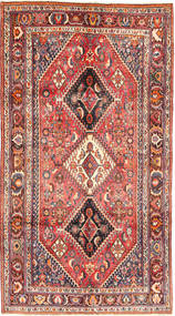  Shiraz Teppe 153X292 Persisk Ullteppe Rød/Oransje Lite Carpetvista