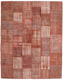  Patchwork Rug 200X256 Wool Red/Orange Carpetvista