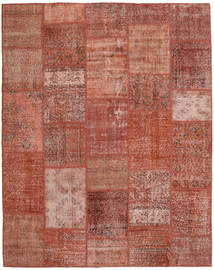  Patchwork Rug 198X250 Wool Red/Brown Carpetvista