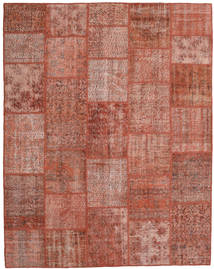  Patchwork Rug 201X252 Wool Red/Orange Carpetvista