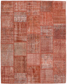  Patchwork Rug 198X254 Wool Red/Orange Carpetvista