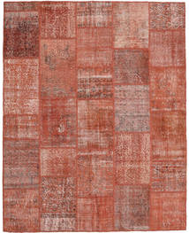  Patchwork Rug 198X249 Wool Red/Orange Carpetvista