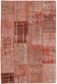Patchwork Teppich 158X231 Rot/Orange Wolle, Türkei Carpetvista