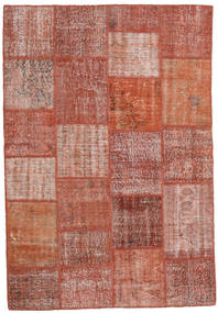 Tapete Patchwork 159X231 Vermelho/Laranja (Lã, Turquia)