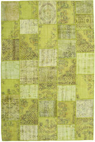  パッチワーク 絨毯 198X300 ウール グリーン/グリーン Carpetvista