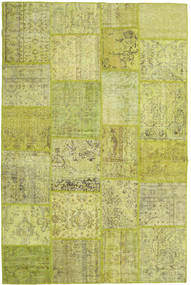 194X300 Tapete Patchwork Moderno Verde/Luz Verde (Lã, Turquia) Carpetvista