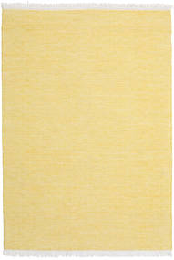  160X230 Einfarbig Diamond Wolle Teppich - Gelb Wolle