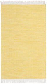 Diamond Wool 90X150 Pequeno Amarelo Cor Única Tapete Lã