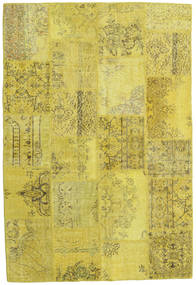 159X235 Tapete Patchwork Moderno Amarelo/Verde (Lã, Turquia) Carpetvista