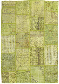 絨毯 パッチワーク 160X234 グリーン/グリーン (ウール, トルコ)