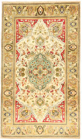  100X175 Medallion Small Tabriz Tabatabai Rug Wool, Carpetvista