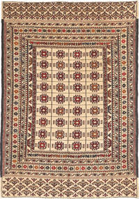 Kilim Golbarjasta Rug 129X193 Brown/Beige Wool, Afghanistan Carpetvista