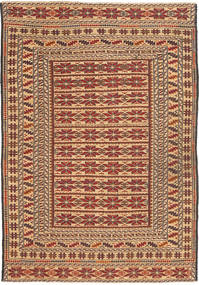 Kelim Golbarjasta Teppich 127X192 Wolle, Afghanistan Carpetvista