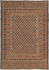 131X190 絨毯 オリエンタル キリム ゴルバリヤスタ (ウール, アフガニスタン) Carpetvista