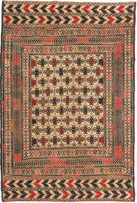 126X190 Dywan Kilim Golbarjasta Orientalny Chodnikowy (Wełna, Afganistan) Carpetvista
