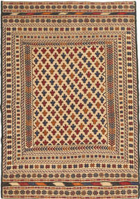 136X190 Kelim Golbarjasta Teppich Orientalischer (Wolle, Afghanistan) Carpetvista