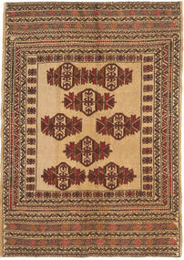  Orientalischer Kelim Golbarjasta Teppich 126X183 Braun/Orange Wolle, Afghanistan Carpetvista