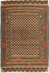  Orientalischer Kelim Golbarjasta Teppich 126X190 Wolle, Afghanistan Carpetvista
