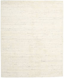 Mazic 240X300 Large Cream White/Natural White Plain (Single Colored) Wool Rug 