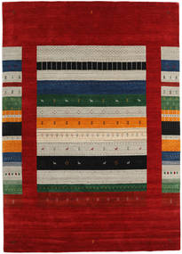 Loribaf Loom Designer 240X340 大 ダークレッド/マルチカラー ウール 絨毯