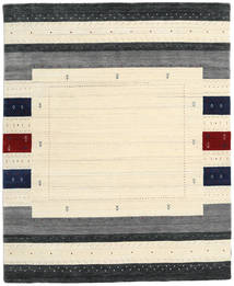 Loribaf Loom Designer 190X240 クリームホワイト/グレー ウール 絨毯