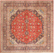 Tapete Oriental Kashan 295X295 Quadrado Grande (Lã, Pérsia/Irão)